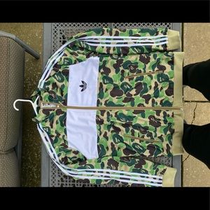 Bape Adidas Jacket Rare Bape x Adidas Windbreaker